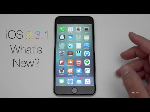iOS 9.3.1 - What's New?