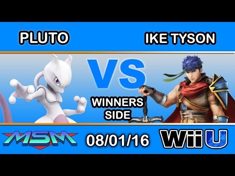 MSM 60 - FAD | pluto (Mewtwo) Vs. Ike Tyson (Ike) Winners Side - Smash Wii U