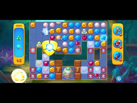 Fishdom level 9684 no boosters フィッシュダム ノーマル