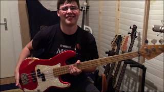 Having fun with my new Sandberg Bass while playing "My little Rock' n' Roll by Danko Jones