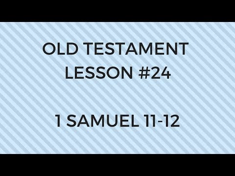 Old Testament Lesson 24 - Gospel Doctrine
