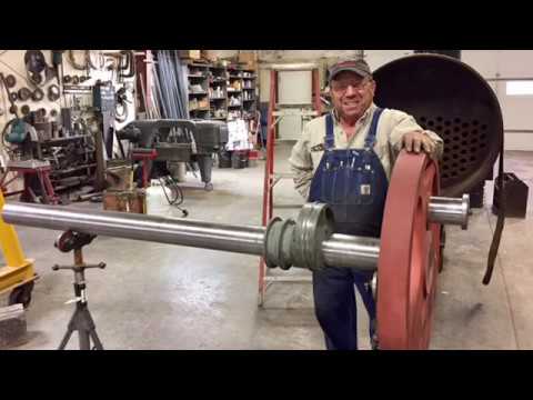 Building the crankshaft for the 150 Case Steam Engine