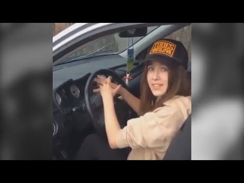 12-ти летняя дочь Алексея Панина, Анна, за рулём на дорогах общественного пользования.