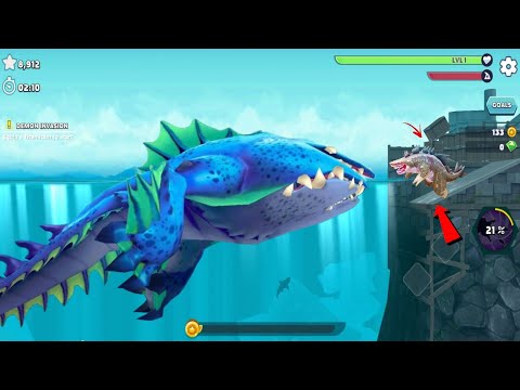 Hungry Shark Evolution - Giant Monster Abysshark New Skin Mod - All 30 Sharks Unlocked