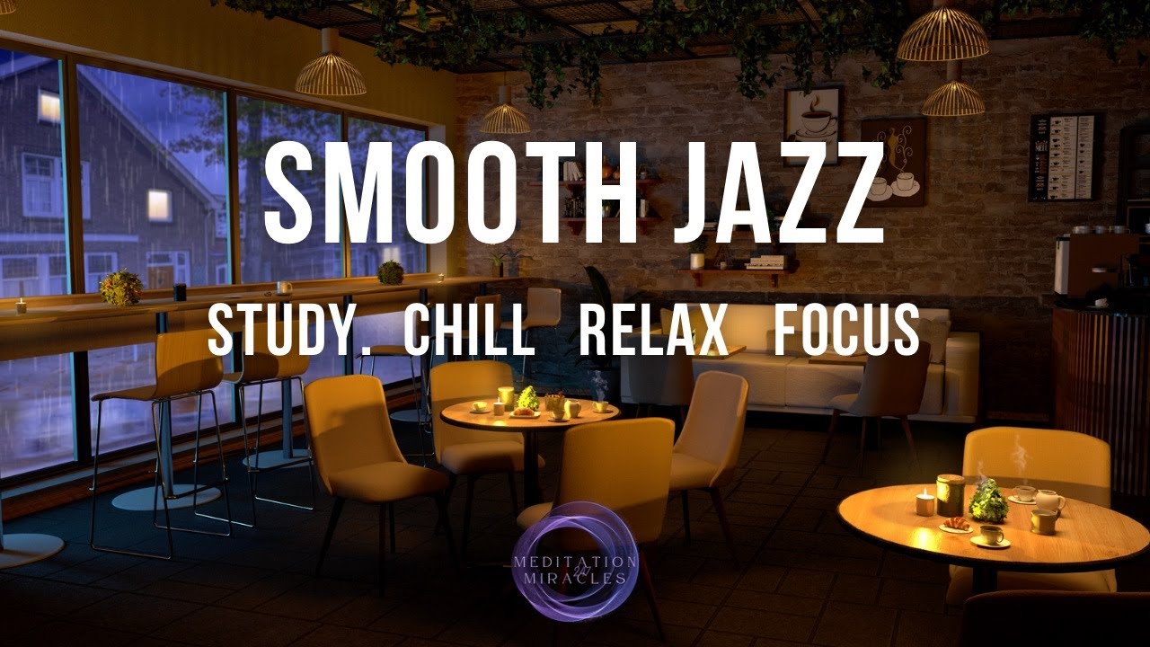 3 Hours of Relaxing Smooth Jazz Coffee Shop Ambience | Chill Background Music for Work & Study ☕🎷