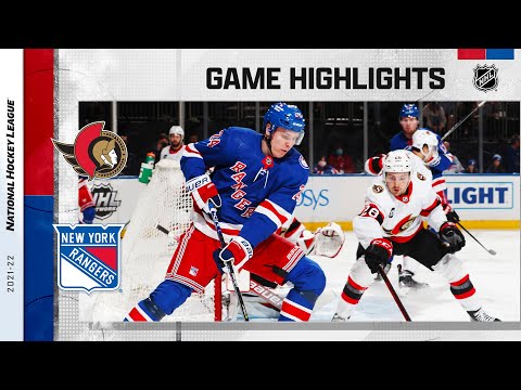 Senators @ Rangers 4/9 | NHL Highlights 2022