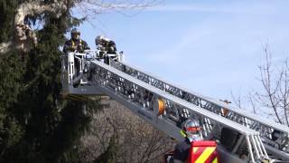 preview picture of video 'Une maison en feu à Aix-les-Bains'