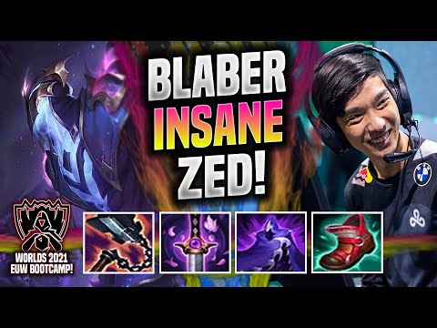 BLABER IS INSANE WITH ZED! 🔥WORLDS BOOTCAMP EUW🔥 - C9 Blaber Plays Zed JUNGLE vs Lee Sin! |