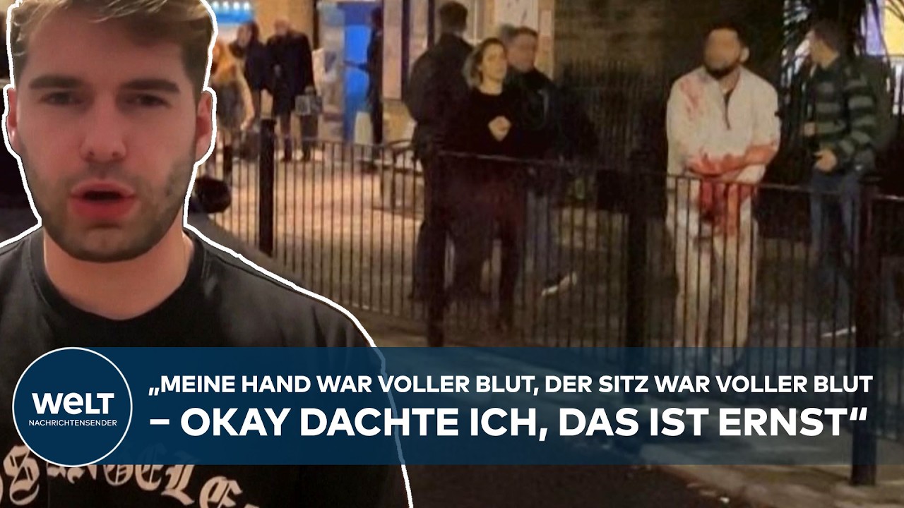 MESSERSTECHER IM ZUG: Passagiere glaubten an Horror-Prank ‒ dann wurde es blutiger Ernst