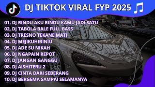 Download lagu DJ RINDU AKU RINDU KAMU JADI SATU FULL BASS🎵 DJ TABOLABALE 🎵 DJ TIKTOK TERBARU 2025🎵 | FVAD Rmx Lite mp3