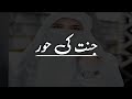 JANNAT KI HOOR Maulana Tariq Jameel Beautiful Status Tariq Jameel Bayan Shorts