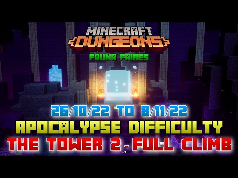 Unbelievable! DCsk conquers Apocalypse Tower 2 with insane strategy in Minecraft Dungeons Fauna Faire