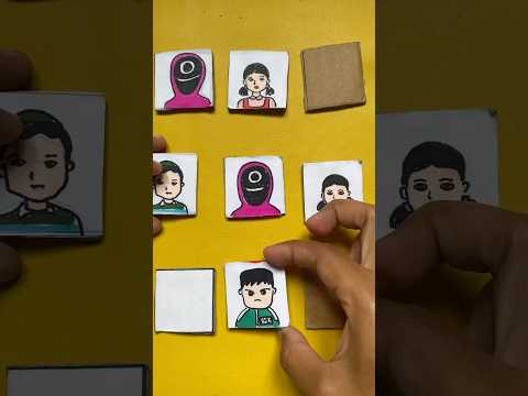 SQUID GAME 3 MATCH PICTURE #shorts #viral #squidgame #squidgame3 #match #puzzle #papercraft #funny