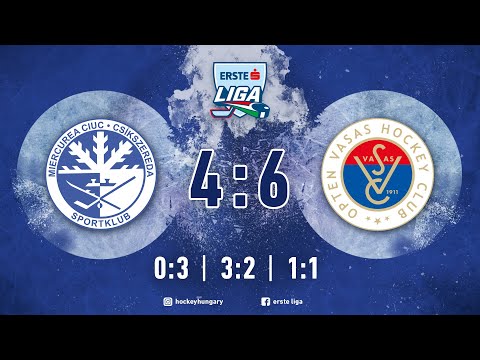 Összefoglaló EL 144 - SPORT CLUB CSÍKSZEREDA - OPTEN VASAS HC 4:6 20210128