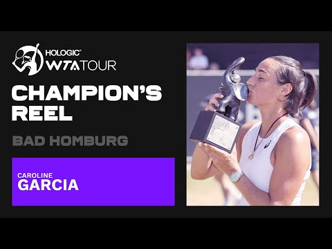 Теннис Champion Caroline Garcia GREATNESS in Bad Homburg!
