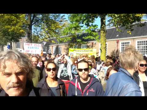 Demonstratie tegen TTIP  Amsterdam 10 oktober 2015