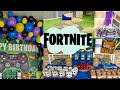 FORTNITE BIRTHDAY PARTY FOR OUR 9 YEAR OLD NEPHEW (INCL FORTNITE PARTY FOOD IDEAS ON A BUDGET)