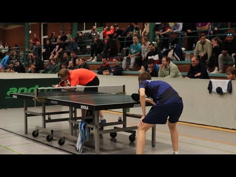 34.Int Turnier vom TTV Mettingen | Super Ballwechsel🔥  L.Bosbach(2221TTR) : J.Mahl(2024TTR)