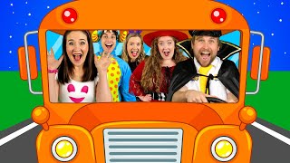 Wheels on the Bus - on Halloween! 🎃 Nursery Rhymes &amp; Kids Songs