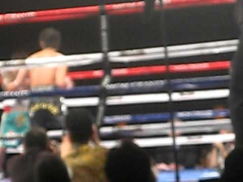 亀海喜寛vsヘクタームニョス５Rd　yoshihiro kamegae vs Hector munoz