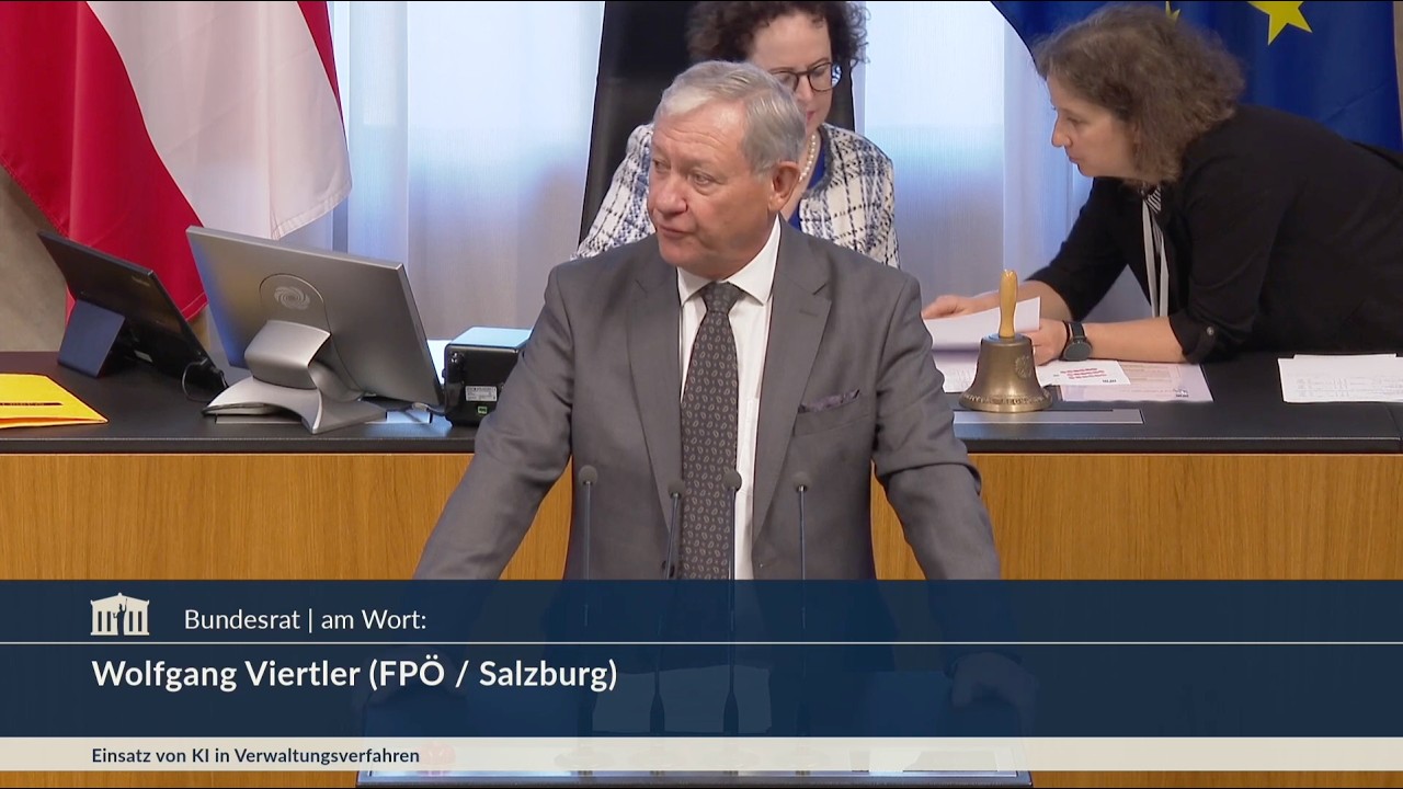 Wolfgang Viertler - Einsatz von KI in Verwaltungsverfahren - 8.10.2026
