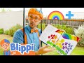 Blippi Learns Colors Of The Rainbow With The Penguins Love Colors Book Educational Videos For Kids