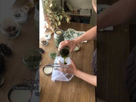 chemist turned herbalist making potions in my kitchen