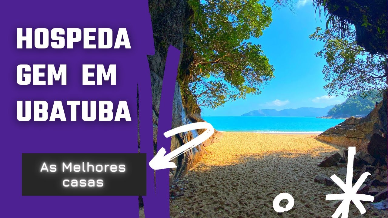 Casas em Ubatuba para alugar De frente para o mar Então olha que top essa casa! ( Link na descriç