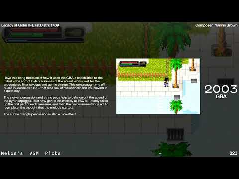 melos's vgm picks 023 - Legacy of Goku II - East District 439 (GBA, 2003)