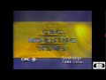 CBC Morning News Promo CBC 1996