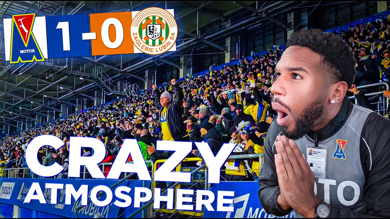 THIS IS POLAND! 🇵🇱 Motor Lublin fans are INSANE (Atmosfera na meczu)