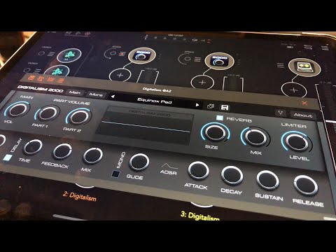 Digitalism 2000 - Atom 2 - Drum Computer - AUM Session Building from Scratch - Live