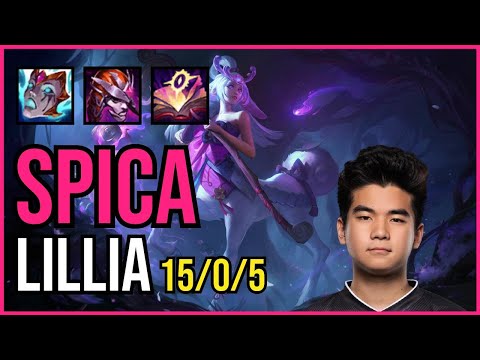 SPICA - LILLIA vs. GRAVES Jungle | NA MASTER | PATCH 11.1