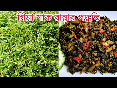 Gima Shak Recipe with tips to avoid bitterness. Gima Shak Recipe. Bengali Traditional Gima Shaak ...