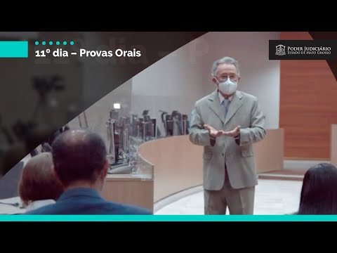 Candidatos do 11º grupo passam por prova oral do Concurso da Magistratura