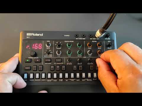 Roland AIRA S-1 First-Touch-Jam (no talking Just Sounds)