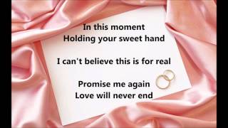 "This Moment" Original Song Demo Pop Ballad Love/Wedding Song