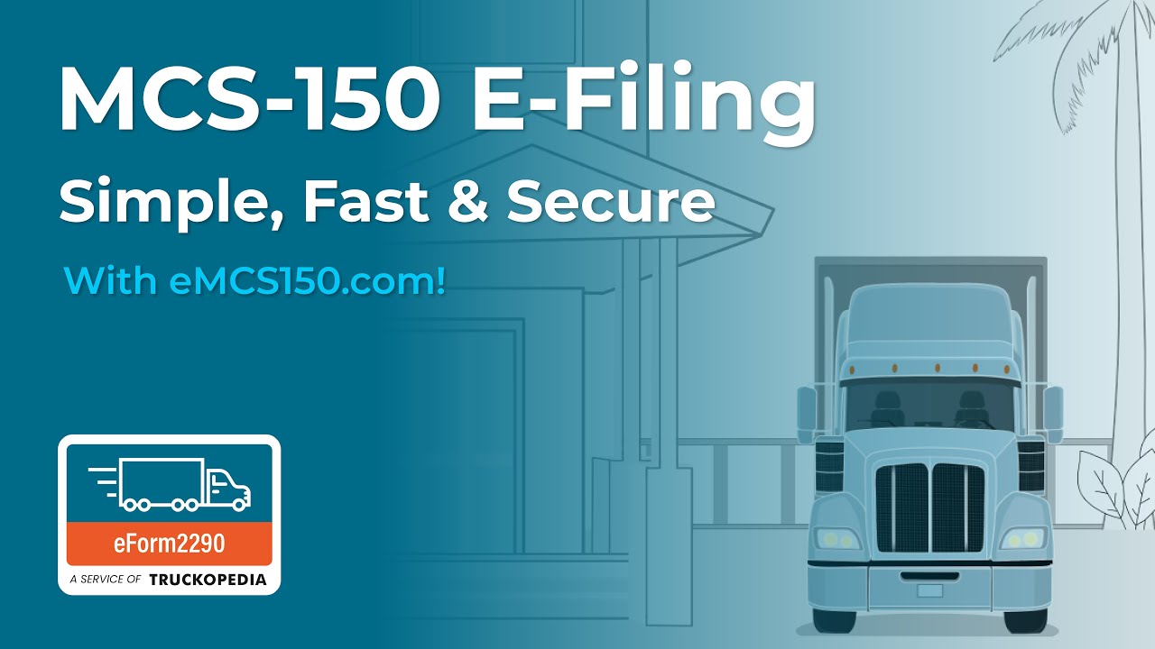 How to File Your Form MCS-150 Online