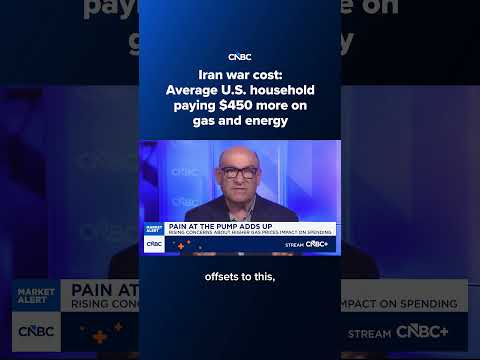 Iran war cost: Average U.S. household paying $450 more on gas and energy