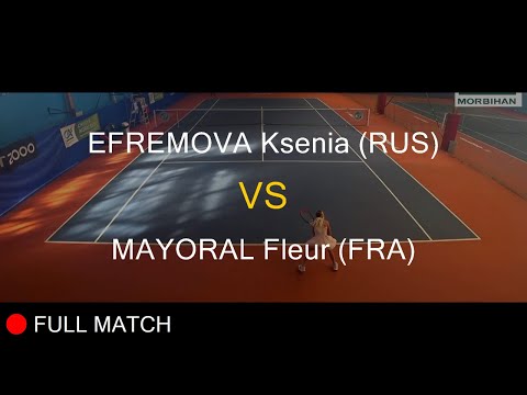EFREMOVA Ksenia (RUS) VS MAYORAL Fleur (FRA) - Open Super 12 Auray 2020