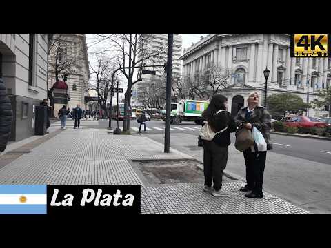 La Plata | Diagonal 74 | Buenos Aires | Argentina 4K City Walk