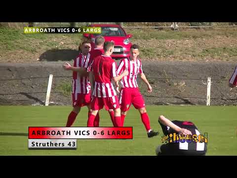 Arbroath Victoria 0-9 Largs Thistle, Scottish Junior Cup second round 29th September 2018