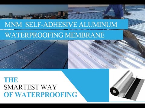 MNM Self adhesive Aluminum Waterproofing Membrane for Metallic Roof