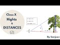 L2 Heights And Distances Class 10th CBSE