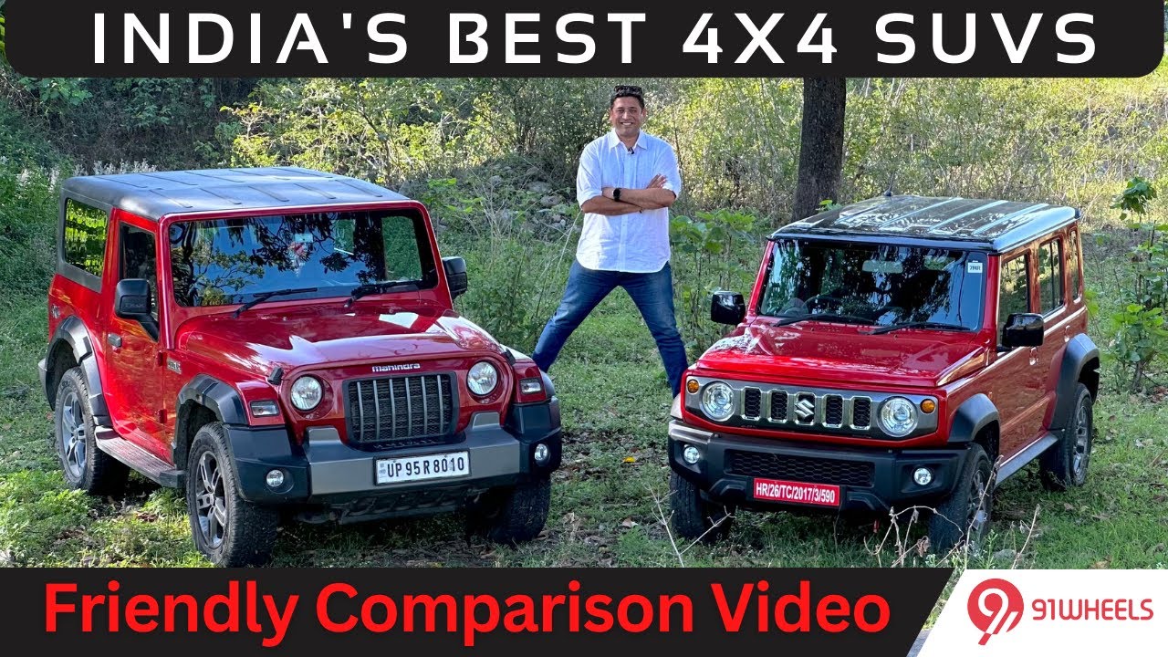 Maruti Jimny vs Mahindra Thar || Detailed Comparison Including Interiors, Drive, Comfort Maruti Jimny vs Mahindra Thar || Detailed Comparison Including Interiors, Drive, Comfort
