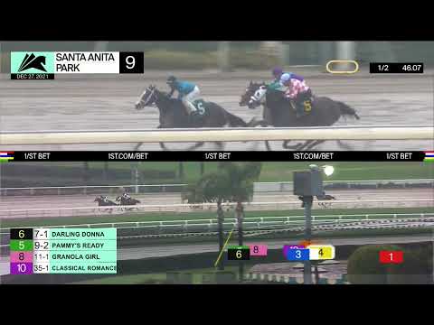 Santa Anita Park Carrera 9 - 27 de Diciembre 2021