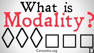 What is Modality (Definition)