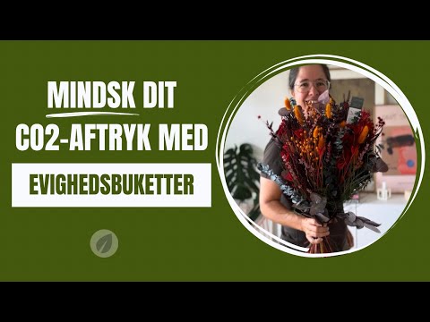 Derfor er evighedsbuketter en super nem måde at reducere dit CO2 aftryk på