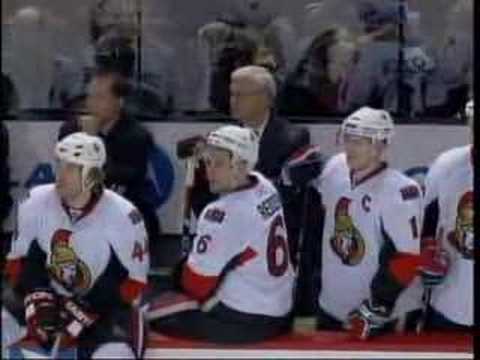 Kostitsyn elbow Kelly + Gerber saves @ Habs - Mar 13/08