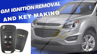 Removing GM ignition cylinder without a working key 2016 Chevy Equinox